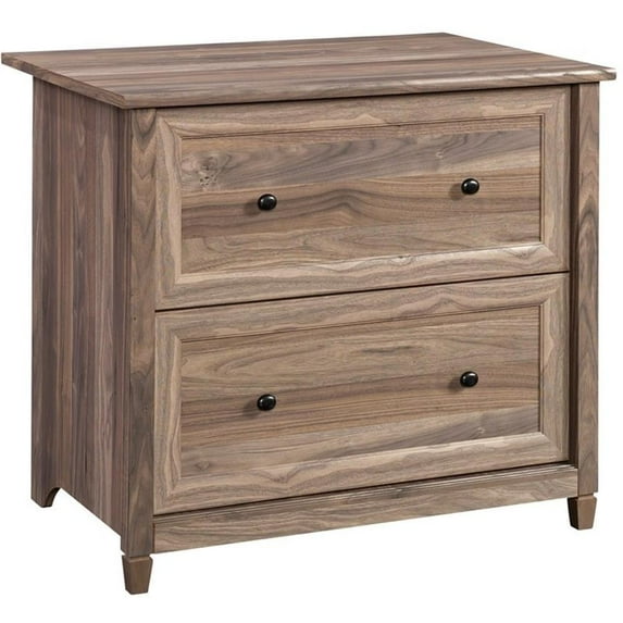 UrbanPro Engineered Wood 2-Drawer Lateral File Cabinet in Washed Walnut