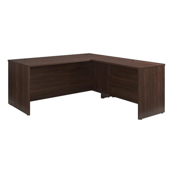 UrbanPro Engineered Wood 72"x30" Desk with Return Bundle in Noble Elm / Brown