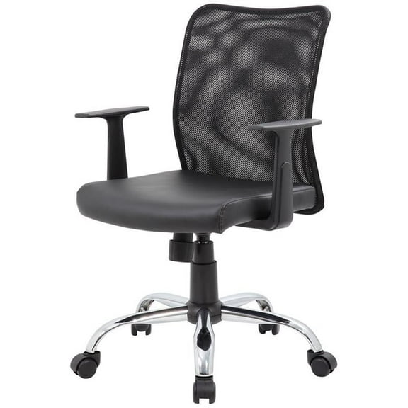 UrbanPro Mesh Back Swivel Task Chair in Black