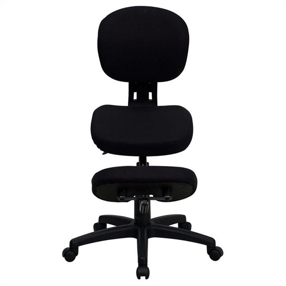 UrbanPro Mobile Ergonomic Kneeling Office Chair in Black