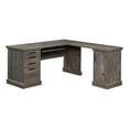 thumbnail image 1 of UrbanPro Modern Engineered Wood L-Desk in Pebble Pine / Brown Finish, 1 of 18
