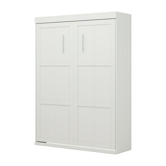 UrbanPro Modern Queen Murphy Bed 65-inch Space-Saving in White