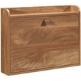 thumbnail image 1 of UrbanPro Traditional Engineered Wood Wall Mount Desk in Brown, 1 of 13