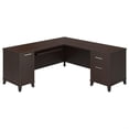 thumbnail image 1 of UrbanPro Transitional 72W L Shaped Desk in Mocha Cherry, 1 of 8