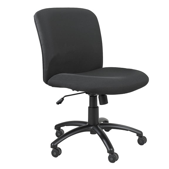 UrbanPro Uber Big and Tall Mid Back Task Office Chair in Black