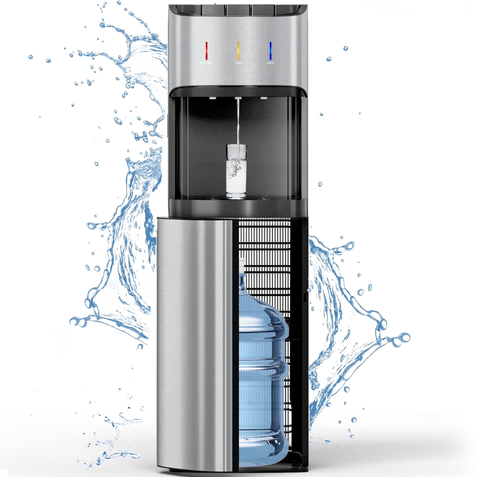 Nepsam 3-Temp Bottom-Loading Water Dispenser with Ergonomic Height