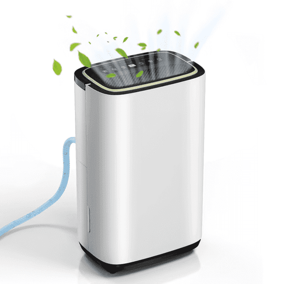 UrbanSync Dehumidifier with Drain Hose for Basement, Large Compressor Dehumidifier for Basement/Laundry/Bedroom/Office