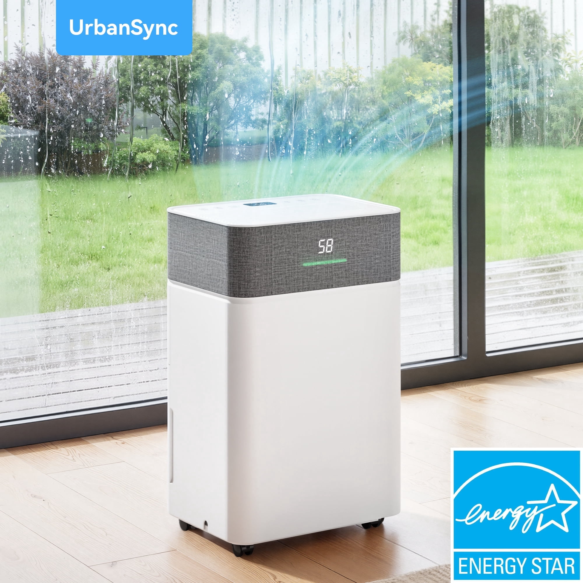 UrbanSync, Compressor Dehumidifier, 30-pint, White - Walmart.com
