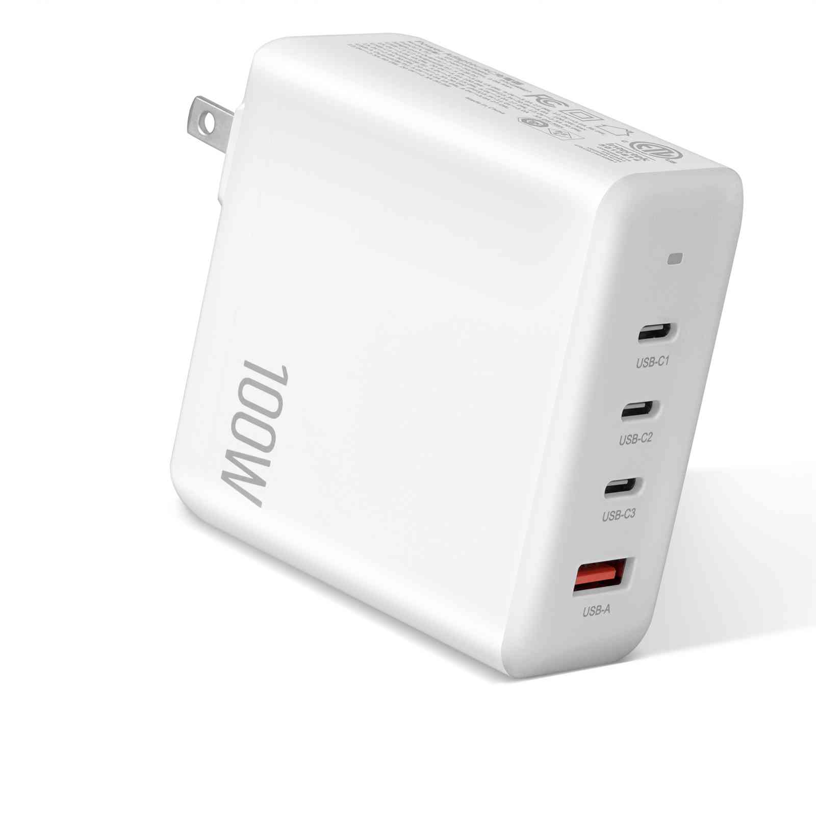 UrbanX 100W USB C Charger Block, 4Port GaN Fast Wall Charger for