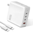 UrbanX 100W USB C Charger Block with 6ft USB Type-C Cable, 4-Port GaN ...