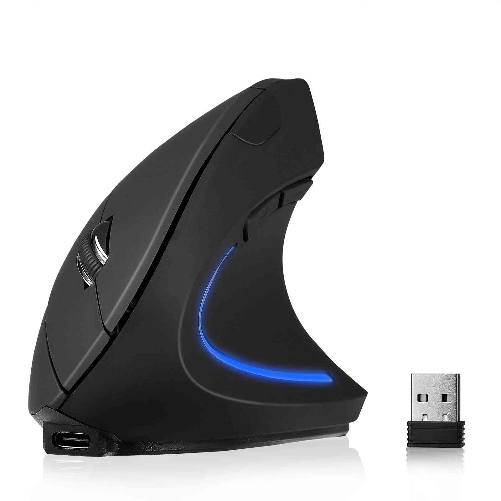 UrbanX Best Wireless Ergonomic Mouse Bluetooth & 2.4GHz, AntiCarpal