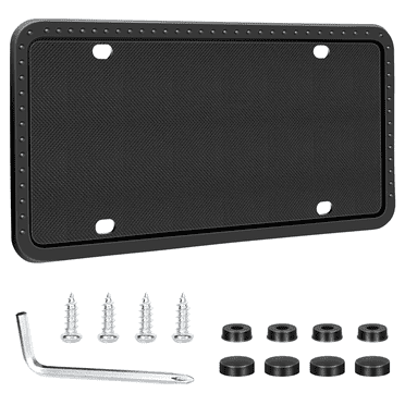 MVP Black License Plate Frame For Toyota – T304 Stainless Steel, Mirror Polish