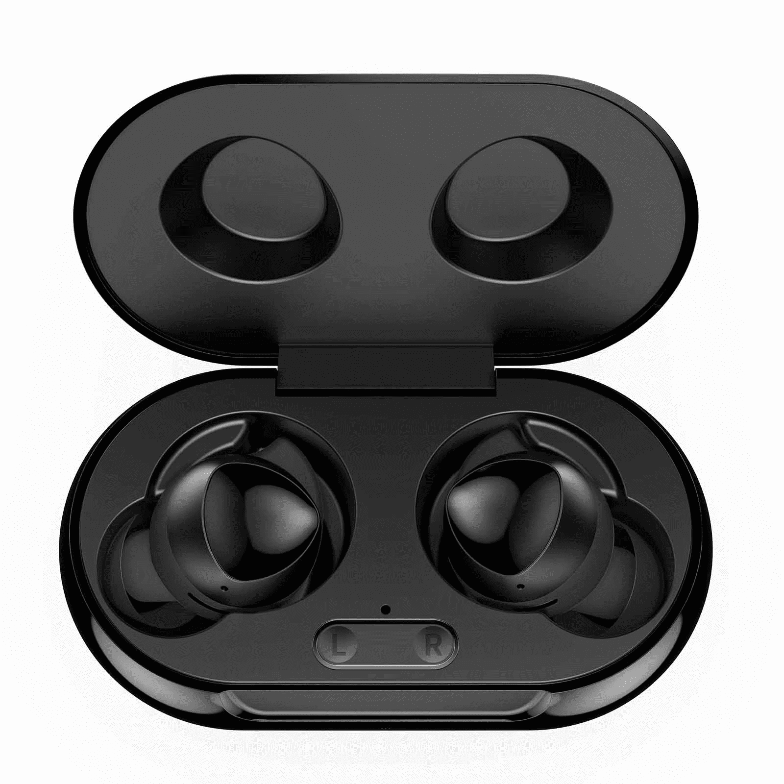 UrbanX Street Buds Plus For Cat S42 H+ - True Wireless Earbuds w/Hands Free  Controls (Wireless Charging Case Included) - Black