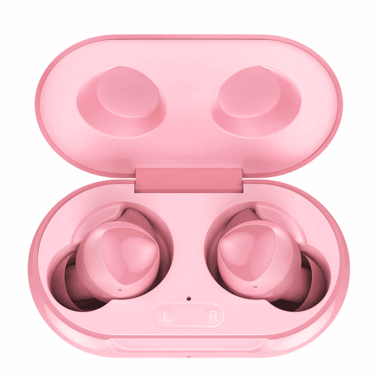 UrbanX Street Buds Plus For Samsung Galaxy M22 True Wireless Earbuds w Hands Free Controls Wireless Charging Case Included Pink