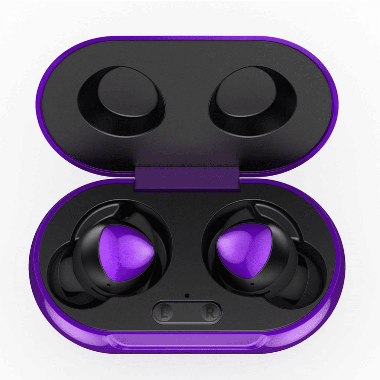 UrbanX Street Buds Plus True Bluetooth Wireless Earbuds For Amazon Fire HD 10 2021 With Active Noise Cancelling Charging Case Included Purple Walmart