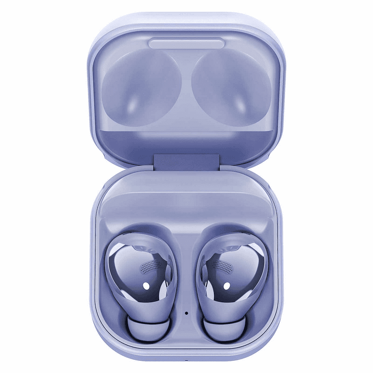 UrbanX Street Buds Pro True Bluetooth Wireless Earbuds For Tecno Spark Go 2020 With Active Noise Cancelling Wireless Charging Case Included Purple