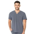 thumbnail image 1 of Urbane Performance One-Pocket Tuckable Scrub Top for Men: Modern Tailored Fit, V-Neck Medical Scrub Top 9154, 1 of 7