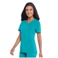 thumbnail image 1 of Urbane Performance Tailored Fit Super Stretch 3-Pocket Scrub Top for Women 9015, 1 of 6