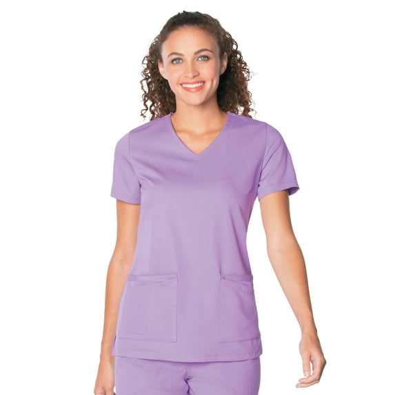 Urbane Ultimate Women's Chelsea 2-Way Stretch Four Pocket V-Neck Scrub Top, Style 9063