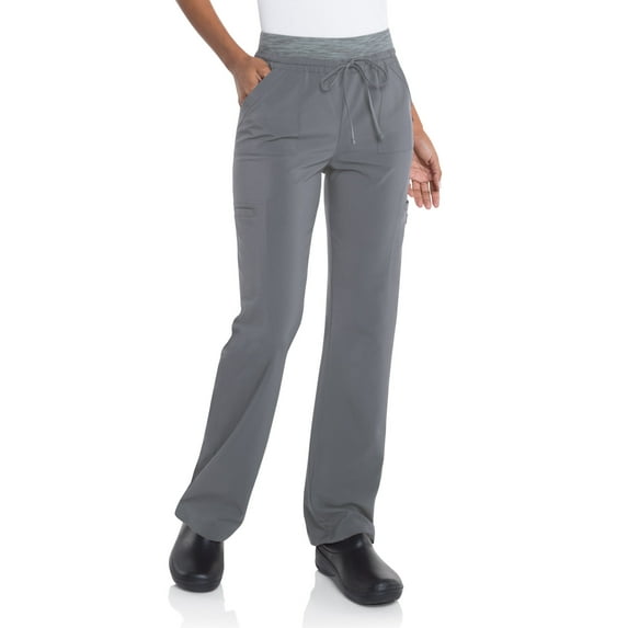 Urbane Women's Performance Modern Tailored Fit Fade Resistant 6 Pockets Pull On Jogger Scrub, Style 9324