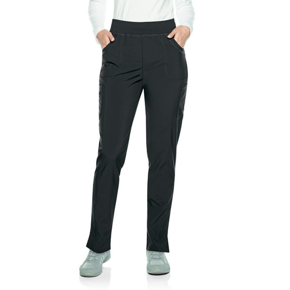 Urbane Women's Performance Modern Tailored Fit Fade Resistant 7 Pockets Pull On Cargo Scrub, Style 9320