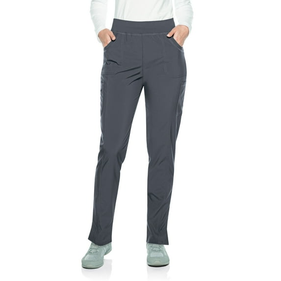 Urbane Women's Performance Modern Tailored Fit Fade Resistant 7 Pockets Pull On Cargo Scrub, Style 9320