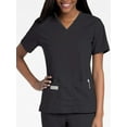 thumbnail image 1 of Urbane by Landau Women's Double Pocket Crossover Scrub Top, Style 9534, 1 of 8