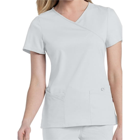 Urbane by Landau Women's Sophie Crossover Tunic Scrub Top, Style 9577