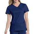 thumbnail image 1 of Urbane by Landau Women's Sophie Crossover Tunic Scrub Top, Style 9577, 1 of 5