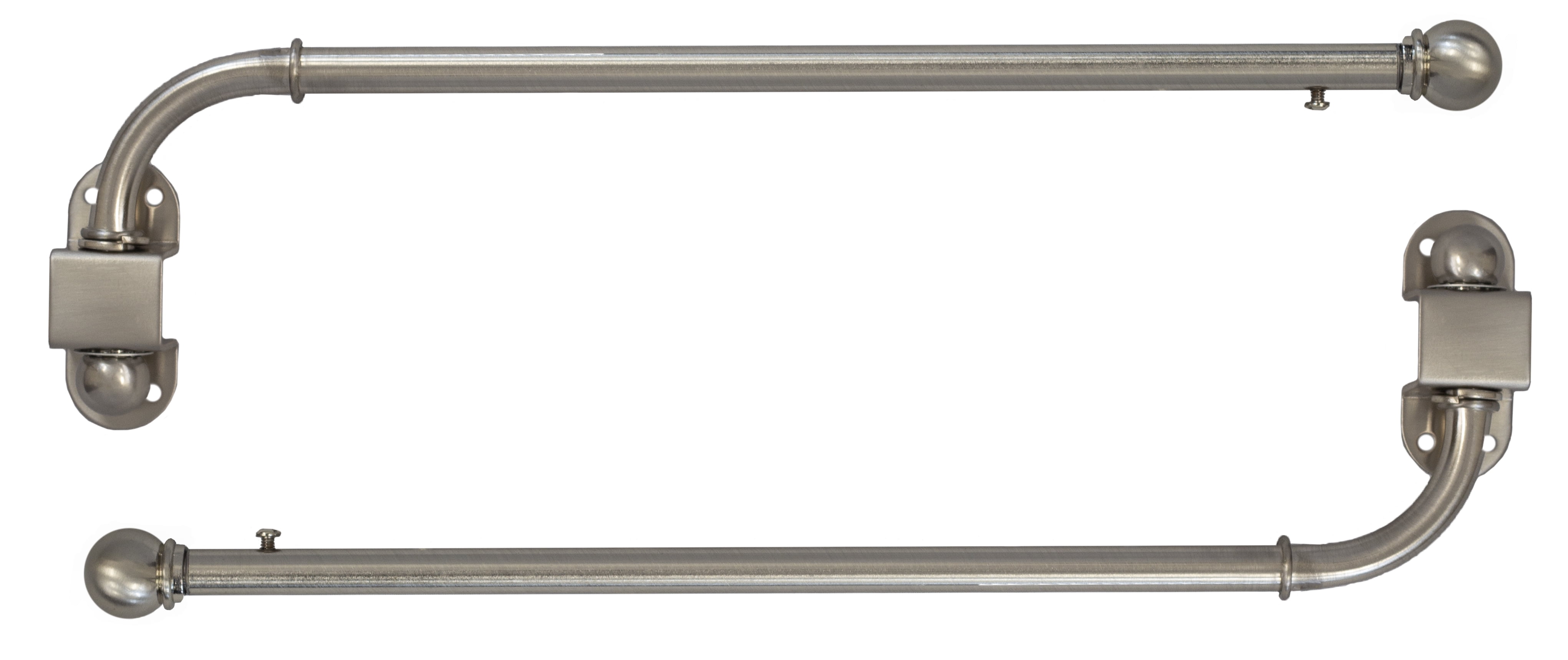 Urbanest 1/2” Adjustable Wall Mounted Swing Arm Rods 14