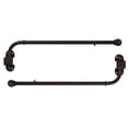 thumbnail image 1 of Urbanest 1/2” Adjustable Wall Mounted Swing Arm Rods 14"-24", Oil-Rubbed Bronze, Set of 2, 1 of 3