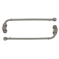 thumbnail image 1 of Urbanest 1/2” Adjustable Wall Mounted Swing Arm Rods 14"-24", Pewter, Set of 2, 1 of 3