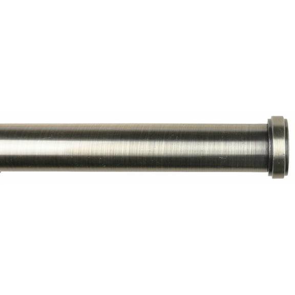 Urbanest 1" Bouchon Adjustable Curtain Rod, 48"-84", Antique Brass