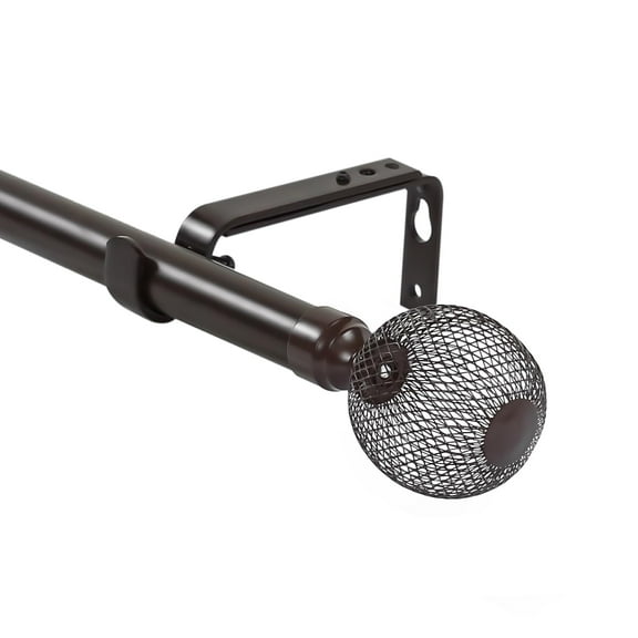 Urbanest 1" Columbia Adjustable Curtain Rod, 48"-84", Bronze