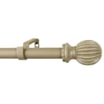 thumbnail image 1 of Urbanest Adjustable Single Curtain Rod Set Lecca Finials – 1 - Inch Diameter, With Cottage Rod, 84–120 Inches, 1 of 1