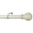 thumbnail image 1 of Urbanest 1" Diameter Tola Curtain Rod, 84"-120", Gilded French White, 1 of 6
