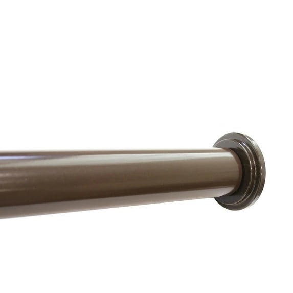 Urbanest 1-inch Adjustable Tension-mounted Shower or Window Curtain Rod Oil-rubbed Bronze/ORB 42"-72" Bronze Finish