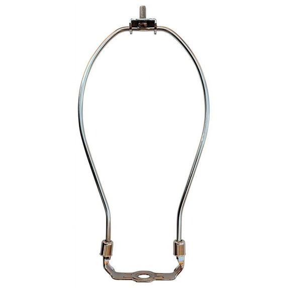 Urbanest 10" Heavy Duty Harp Fitter For Lamp Shades with Saddle, Nickel