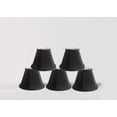 thumbnail image 1 of Urbanest 1100076b Chandelier Lamp Shade, 6-inch, Empire, Clip On, Black(set of 5), 1 of 4