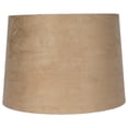 thumbnail image 1 of Urbanest 12" Suede Hardback Lamp Shade, Tan, 1 of 2