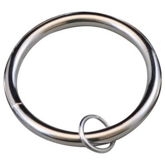 Urbanest, Metal Curtain Rod Rings, 8 Pieces, Silver - Walmart.com