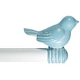 thumbnail image 1 of Urbanest 3/4-inch Cute Bird Designer Decorative Adjustable Window Treatment Curtain Single Rod Set, Heavy Duty, Baby Blue With White Rod, 84" to 120", 1 of 7