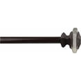 thumbnail image 1 of Urbanest Adjustable Single Curtain Rod Set Cassini Finials – 3/4 - Inch Diameter, With Bronze Rod, 28–48 Inches, 1 of 1