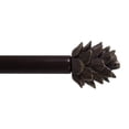 thumbnail image 1 of Urbanest Pinecone 3/4" Farmhouse Telescoping Curtain Rod – Adjustable Metal Window Curtain Rod with Decorative Finials, Heavy-Duty & Extendable Drapery Rod, 48"-84", Oil-ribbed Bronze (ORB), 1 of 6