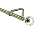 thumbnail image 1 of Urbanest Adjustable Single Curtain Rod Set Stella Finials – 3/4-Inch Diameter, With Antique Brass Rod, 48–84 Inches, 1 of 6