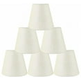 thumbnail image 1 of Urbanest 3x5x4.5" Chandelier Shade, Metallic Cream, Set of 6, 1 of 1