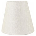 thumbnail image 1 of Urbanest Chandelier Clip-on Shade, 3″ Top × 5″ Bottom × 4.5″ Slant Height – Replacement Lamp Shades for Chandelier, Pendant Light, Wall Sconce & Small Table Lamp, 1-Piece, Metallic Natural, 1 of 1