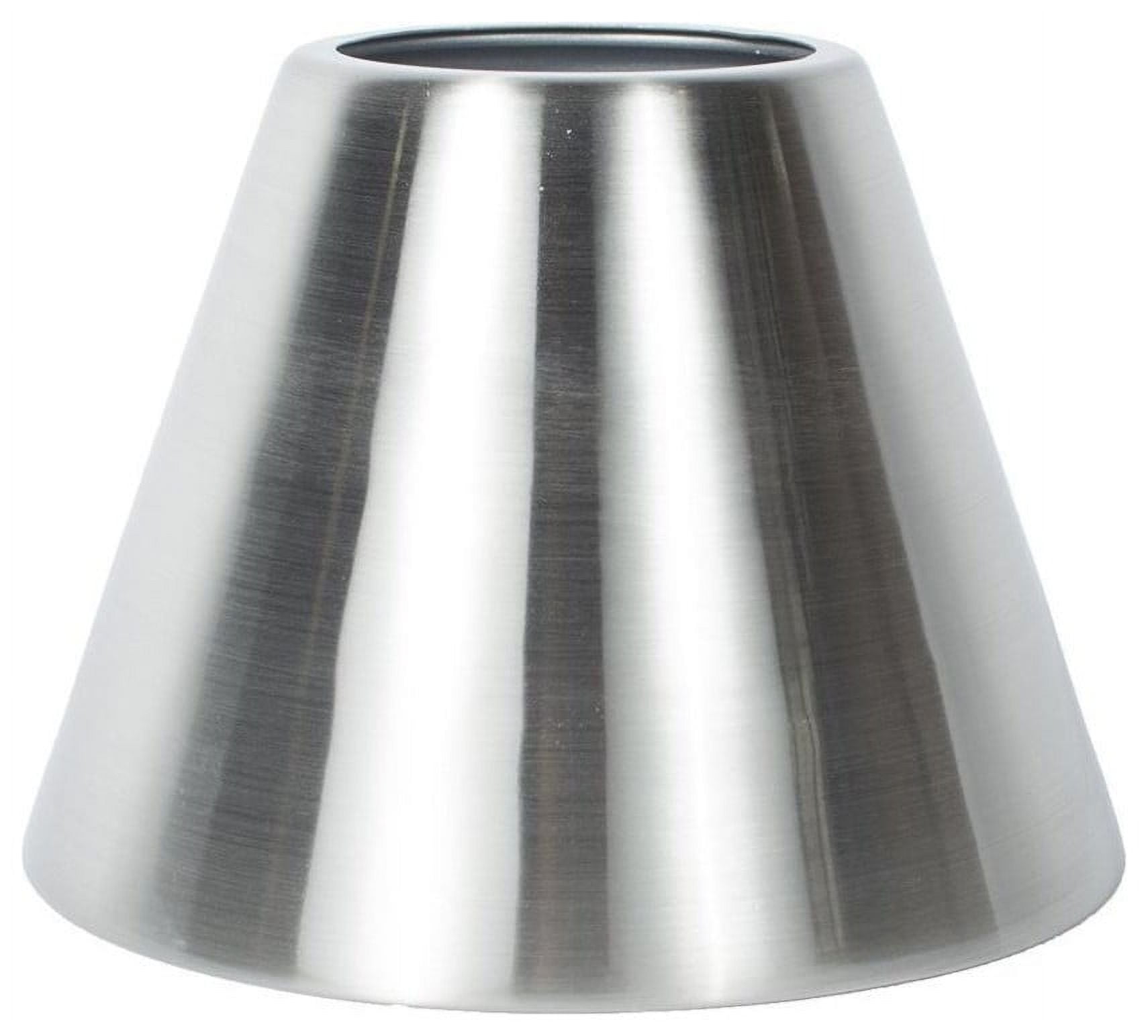 Urbanest 3x6x5" Metal Chandelier Lamp Shade, Nickel