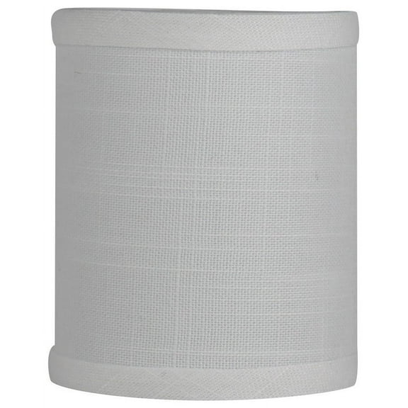 Urbanest 4x4x4.75" Drum Chandelier Shade, Off White Textured Linen