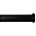 thumbnail image 1 of Urbanest 5/8" Bouchon Adjustable Curtain Rod, 84"-120", Black, 1 of 1